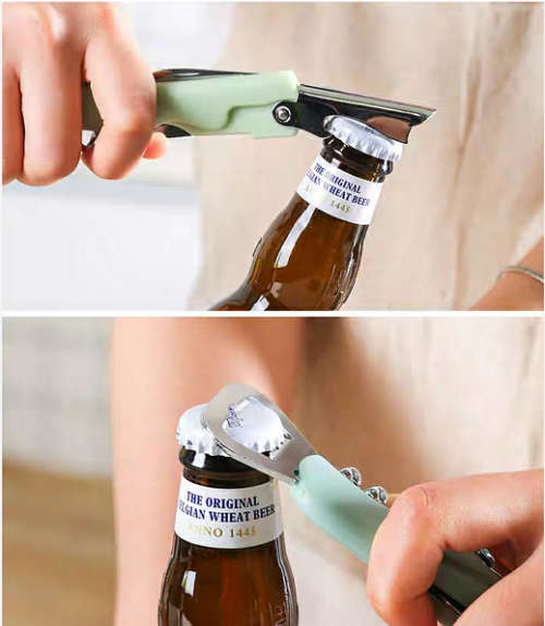 Corkscrew Wine bottle opener Beer bottle opener Multifunctional opener Knife